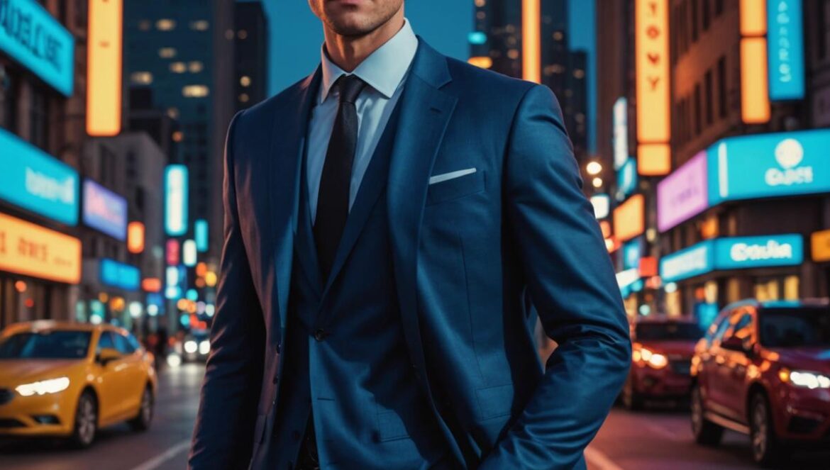 David Corenswet as Superman in an editorial-style photoshoot, standing confidently in a modern urban setting at dusk, vibrant city lights in the background, wearing a sleek new Superman suit, photorealistic editorial style, determined expression, well-centered and in sharp focus, with subtle nods to classic Superman imagery (cape flowing, S-shield visible), high-quality lighting and cinematic mood.