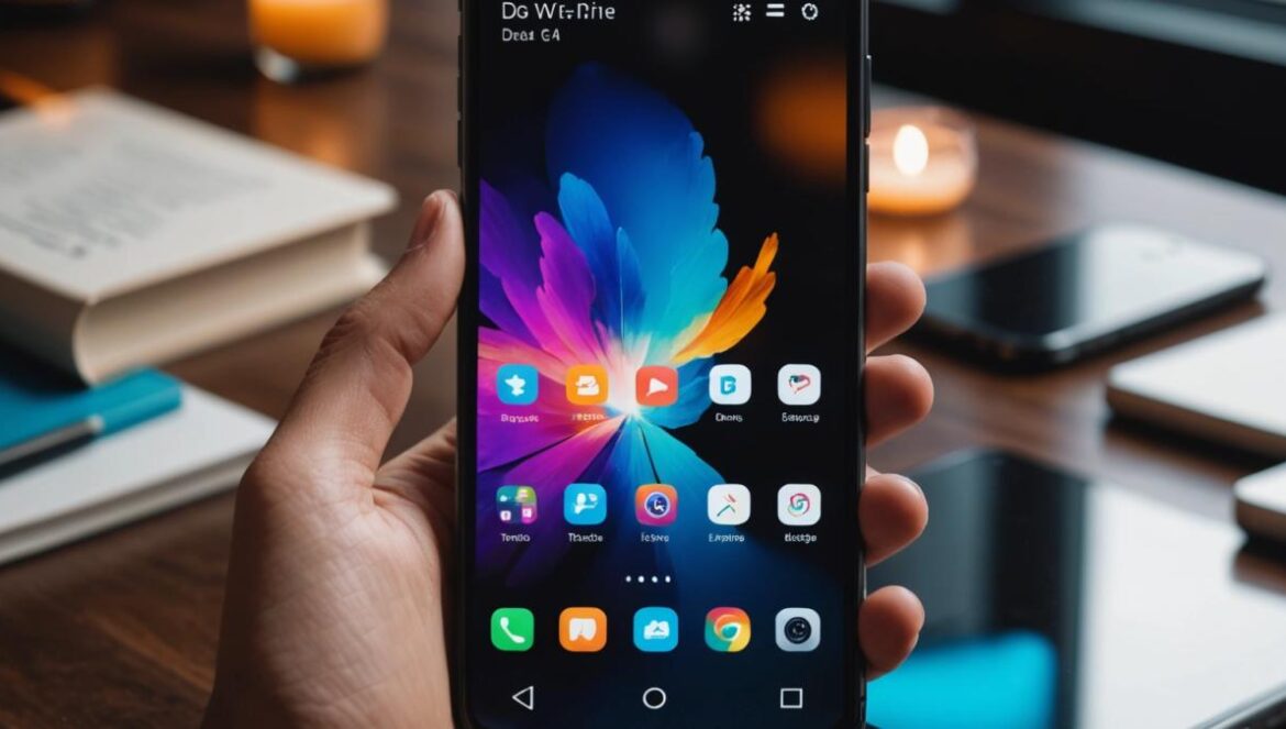 ¿Un móvil compacto con batería de tablet? Xiaomi podría romper todas las reglas en 2025 A sleek, compact smartphone with a modern design, centered in a hand, displaying a vibrant OLED screen, photorealistic editorial style, well-lit with reflections highlighting the phone’s edges, background showing subtle tech gadgets and books on a stylish desk, lively but focused mood, main subject (the phone) sharply centered and in focus.