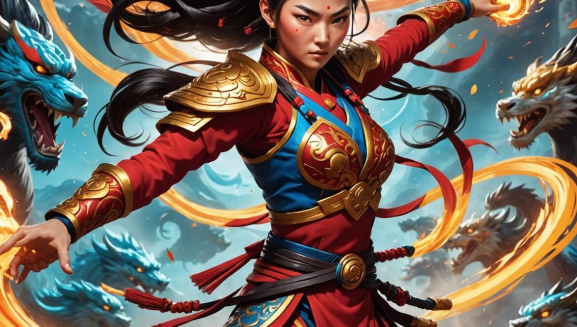 ‘Ne Zha 2’: la épica animada china que conquista taquillas y rompe fronteras A dramatic scene from the animated film 'Ne Zha 2', photorealistic editorial style, main character Ne Zha at the center wielding magical powers, surrounded by swirling colorful energy and mythical creatures in an epic battle setting, dynamic lighting highlighting intense emotions, rich traditional Chinese elements in the background, sharp focus on Ne Zha with vibrant cinematic colors and detailed textures.