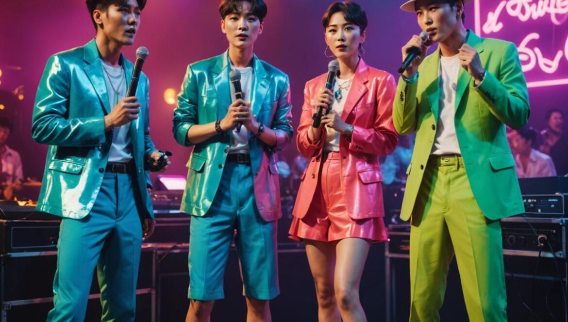 Koyote reescribe el verano con ‘Call Me’: así suena el RE-DM coreano El grupo surcoreano Koyote en un escenario vibrante de verano, mezclando estética retro y tecnología moderna mientras interpretan su nuevo single.