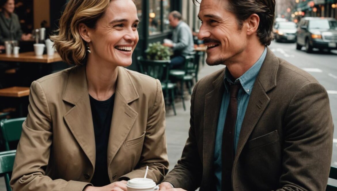 Pedro Pascal y Sarah Paulson: La amistad secreta que salvó su carrera (y lo cambió todo) Pedro Pascal y Sarah Paulson compartiendo risas en un café neoyorquino de los años 90
