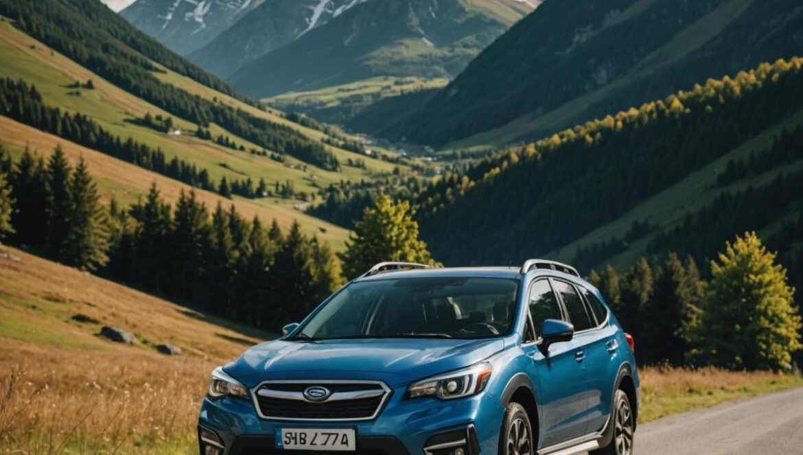 ¿Por qué Subaru ahora es la marca más confiable y superó a Toyota en 2025? El ranking que rompió esquemas Subaru moderno frente a un paisaje montañoso impresionante, resaltando su diseño confiable.