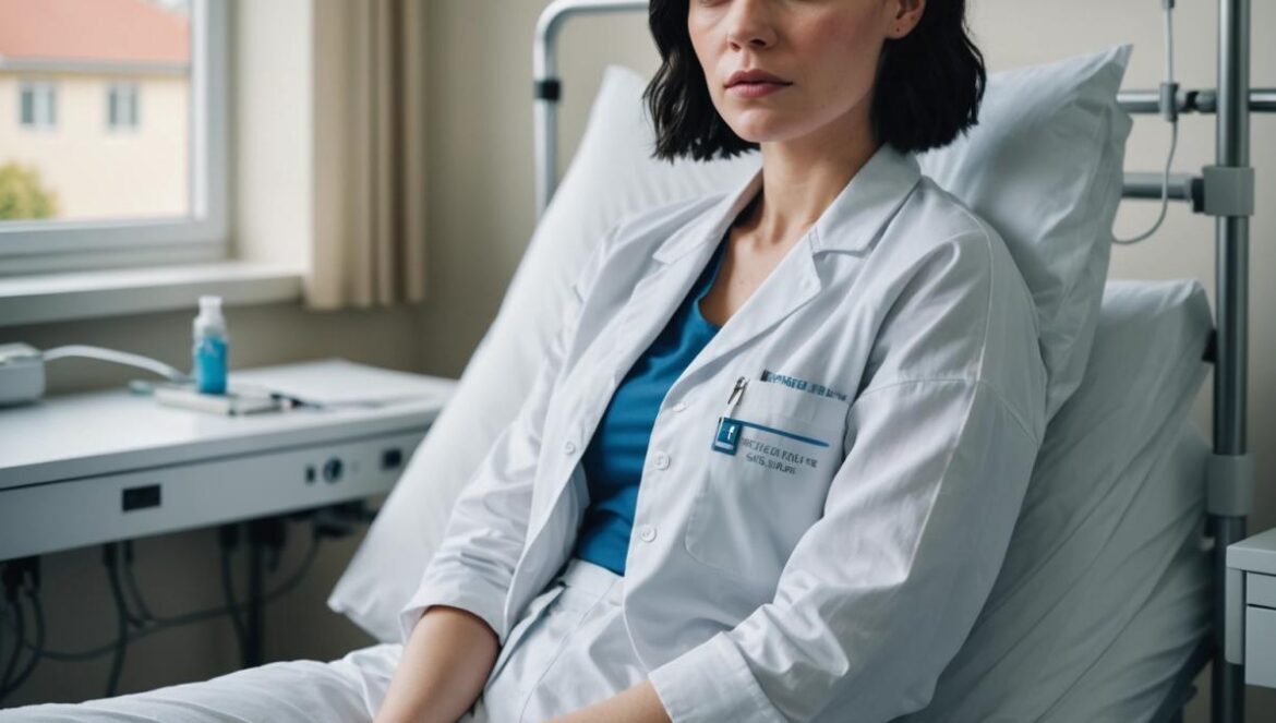 Jessie J rompe esquemas: su lucha real con el cáncer y el inesperado regreso al hospital Jessie J en una cama de hospital, con una vía en el brazo y mirada decidida pero cansada.