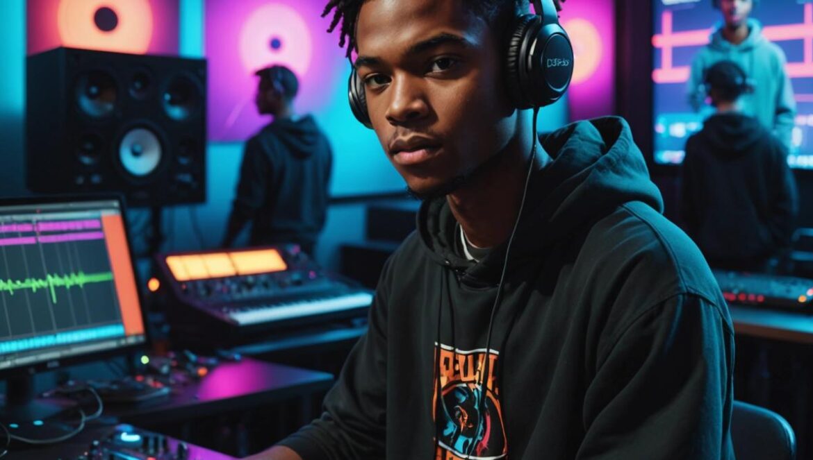 Plaqueboymax revienta el rap underground: así se vive la fiebre de In The Booth en Twitch Streamer Plaqueboymax con artistas jóvenes grabando en vivo en un estudio lleno de luces LED y pantallas de Twitch.