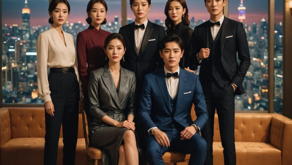 ¿Por qué todos hablan de ‘Glamorous Days’? El K-drama que promete romper ratings en 2025 Elenco principal del drama surcoreano ‘Glamorous Days’ posando con elegancia sobre un escenario brillante.