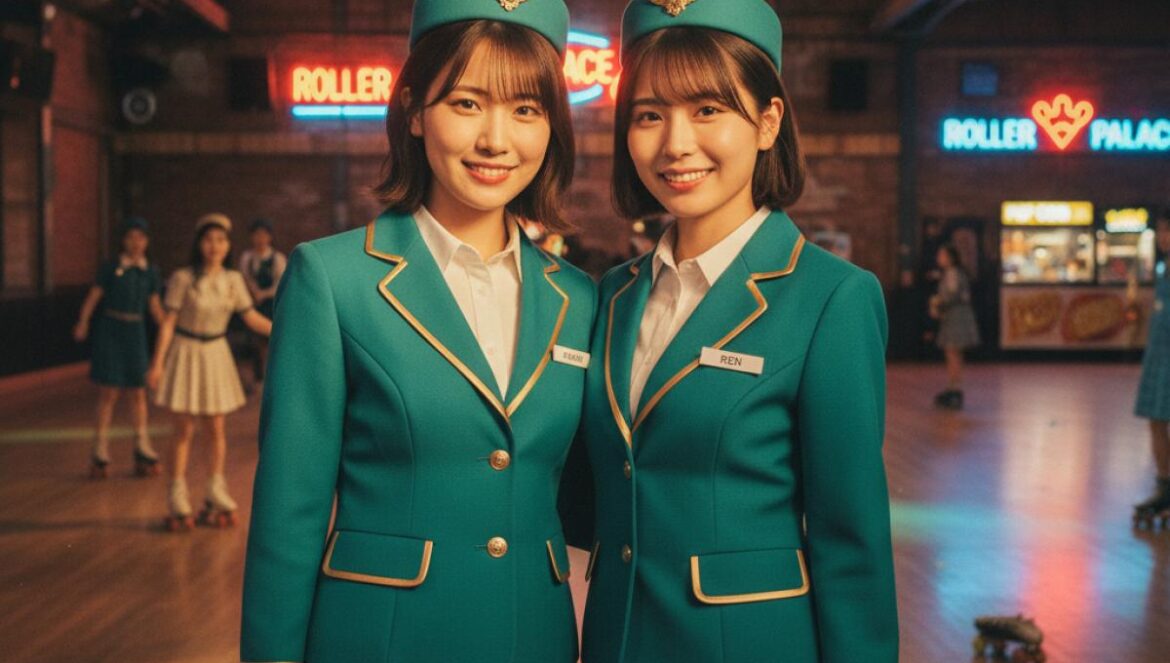 A Hundred Memories: 3 momentos que elevan la amistad de Kim Da Mi y Shin Ye Eun y explican su furor retro Dos jóvenes con uniformes retro de bus, abrazadas en una pista de patinaje con luces cálidas.