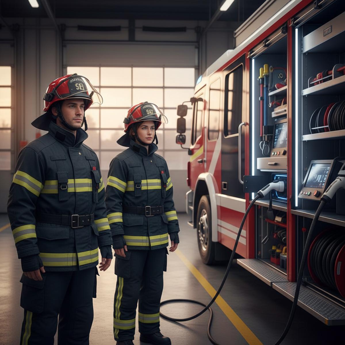 Eléctrico vs diésel: la verdad en viajes largos Alemania lo comprobó: camión de bomberos eléctrico que convenció a los escépticos en un año