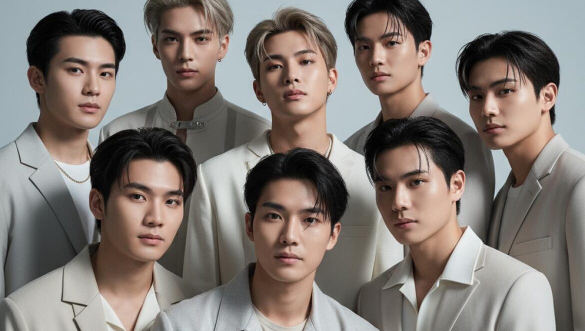 ALPHA DRIVE ONE presenta perfiles oficiales: lo que revela el grupo de BOYS II PLANET y su plan global Ocho chicos posan juntos en estudio con estilo minimalista y luz suave, vibra de grupo K‑pop rookie.