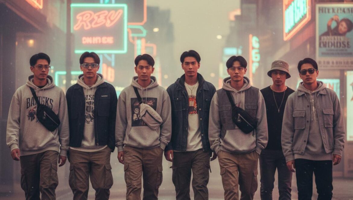 BTS confirma comeback y gira mundial 2026: lo que se viene y cómo afectará a España y Latinoamérica Siete jóvenes asiáticos con ropa urbana caminan juntos por una calle al atardecer.