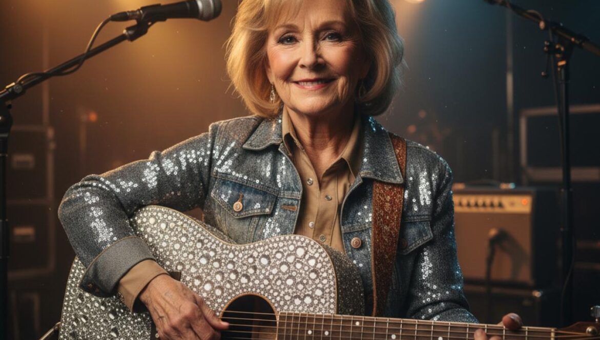 Dolly Parton despeja rumores: ¿qué pasó realmente con su salud y la residencia de Las Vegas? Cantante veterana de country sonríe entre luces cálidas, sosteniendo una guitarra con brillos en backstage.