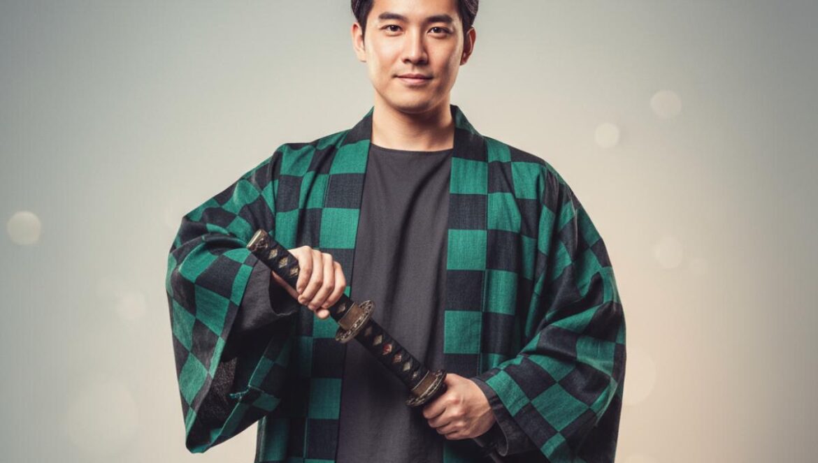 ¿Kento Yamazaki será Tanjiro en el live-action de Demon Slayer? El rumor, el fanart y lo que sí sabemos Actor asiático con haori verde y negro, katana envainada y fondo de estudio, en pose frontal.