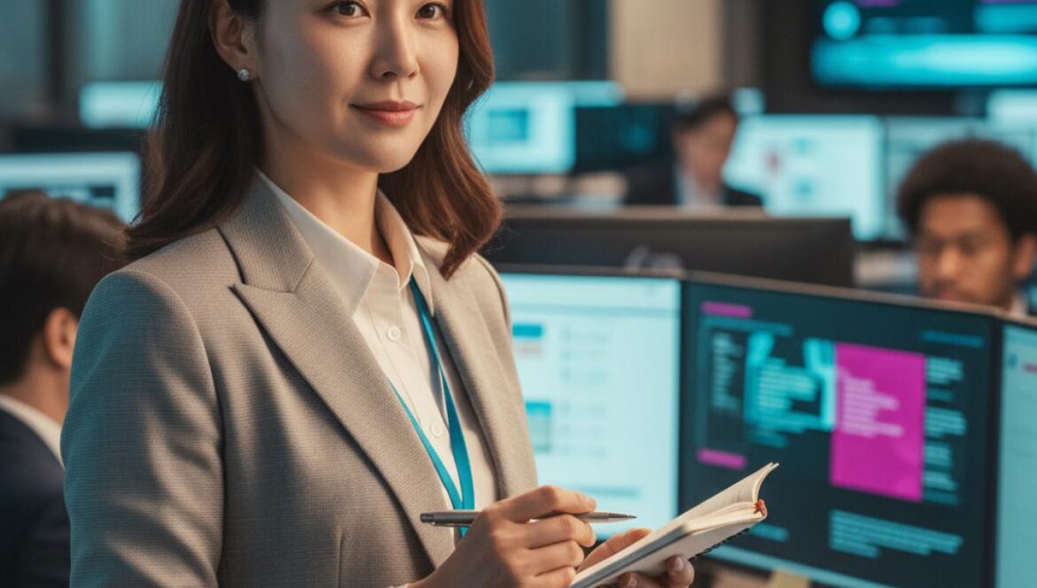 Lim Ji Yeon en Nice To Not Meet You: la reportera caída que incendia la comedia y destapa la corrupción Periodista coreana de treinta y pocos, con pase de prensa y libreta, en una redacción luminosa.