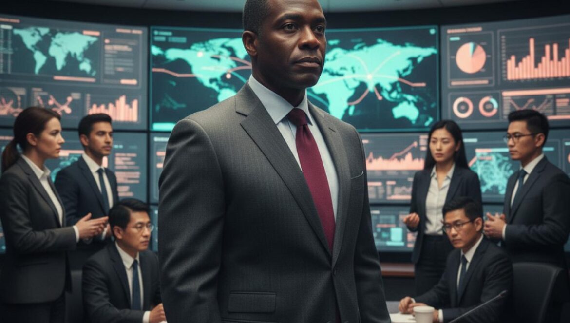Netflix: ‘Una casa de dinamita’ de Kathryn Bigelow revienta el top y redefine el thriller político Equipo de crisis en una sala gubernamental, con un presidente atento y pantallas con mapas encendidas.