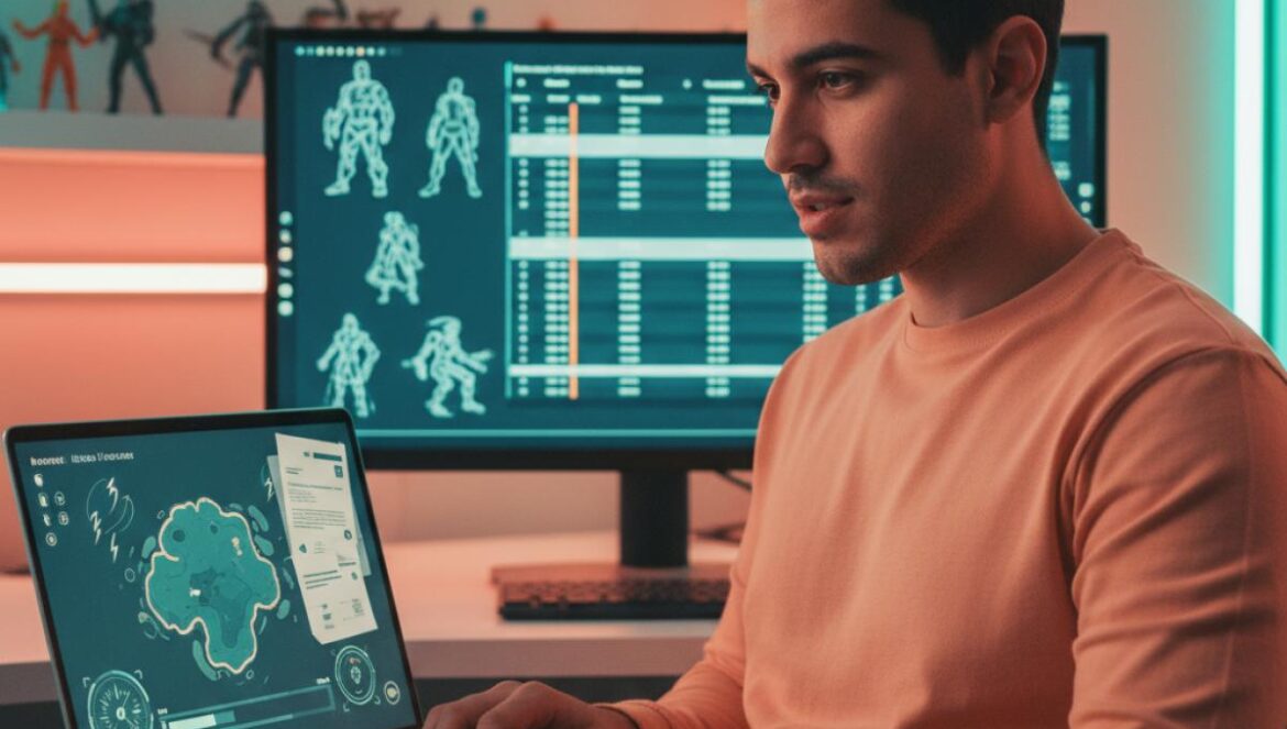 Pokémon Wind y Waves: la filtración que incendia la Gen 10, ¿revolución real o humo bien armado? Joven frente al PC revisa mapas de islas y gráficos con clima, al estilo de un leak de videojuego.