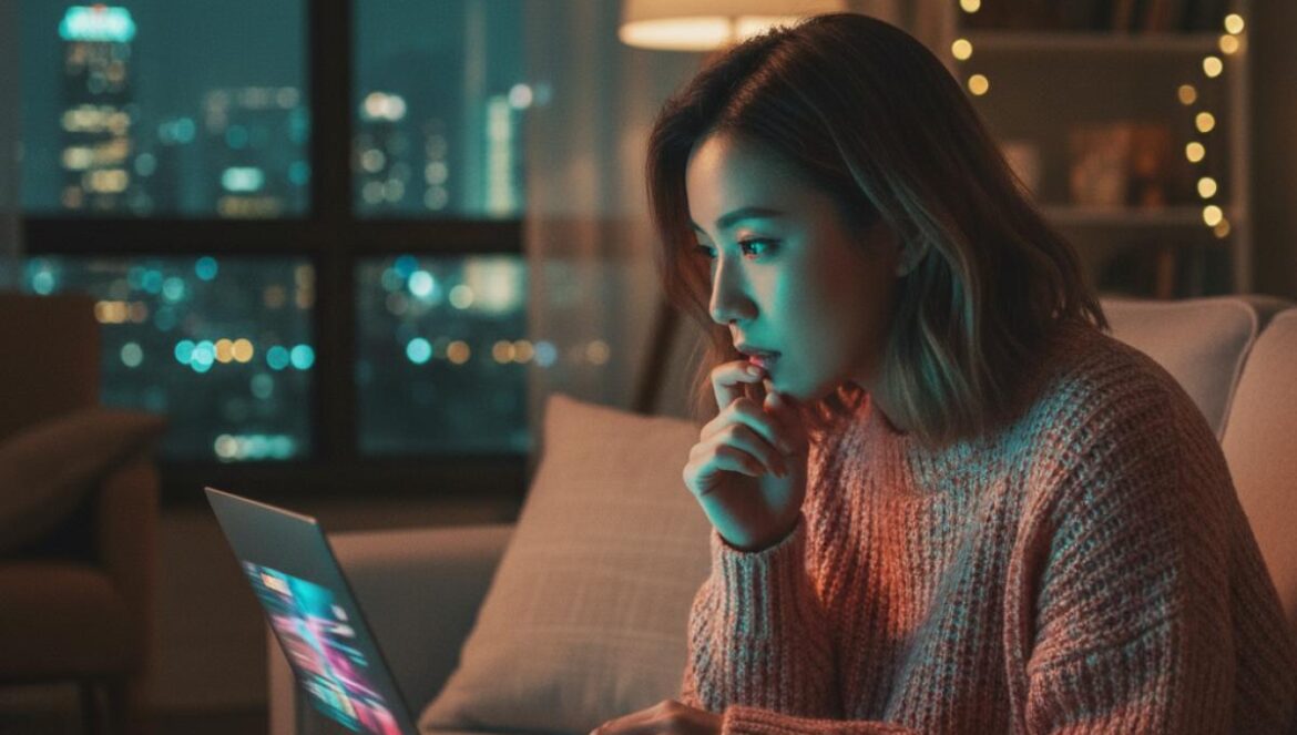 Disney+ apuesta fuerte por K‑dramas en 2026: IU × Byeon WooSeok, Suzy y Hyun Bin con una jugada pensada para LatAm Joven asiática viendo un tráiler de serie en su portátil, sentada en un salón acogedor por la noche.