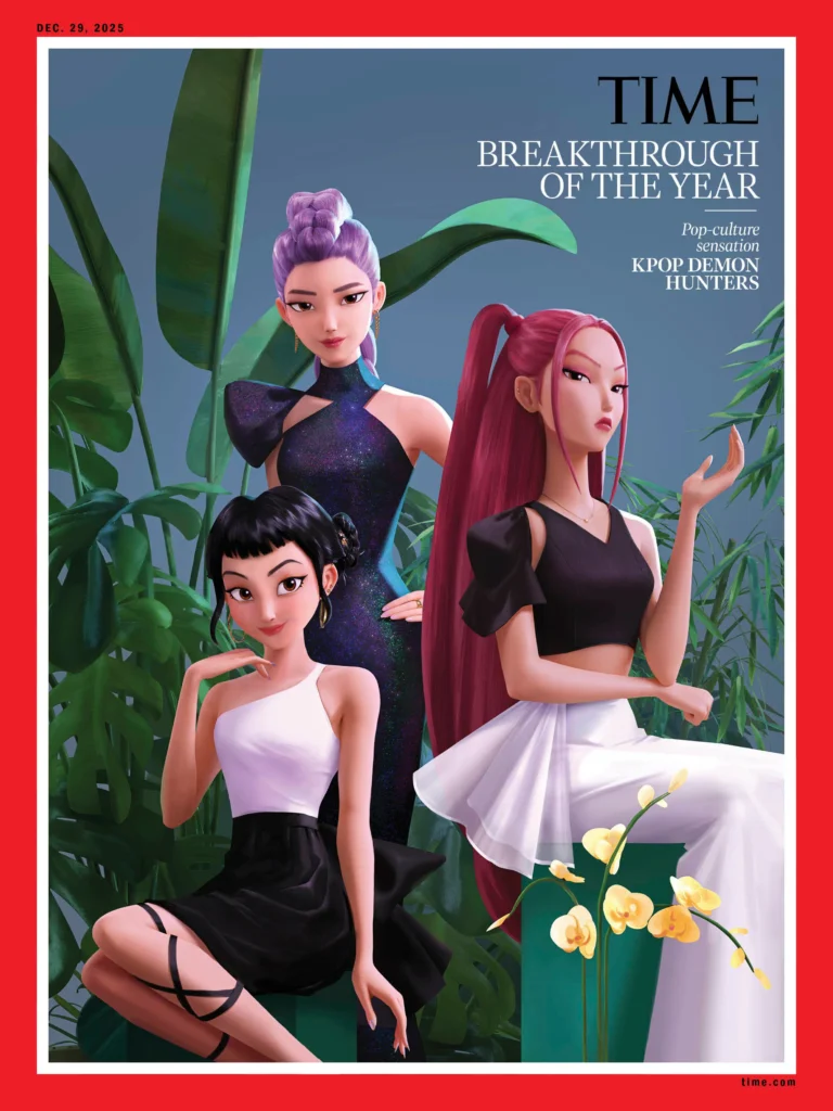 KPop Demon Hunters y el salto a la era post‑hallyu 2 Illustration by Sony Pictures Imageworks for TIME; Simon Baek and Mingjue Helen Chen; Scott Watanabe; Netflix