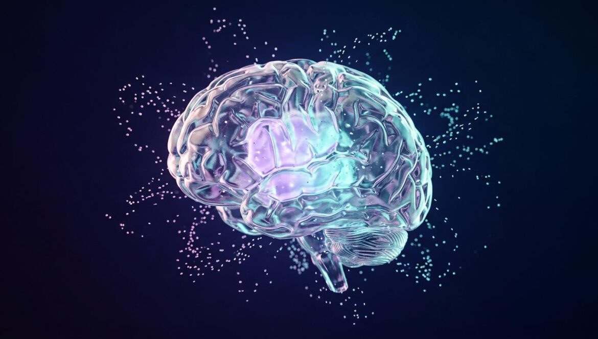 Claude memoria: Anthropic lanza importador para ChatGPT Cerebro de cristal tecnológico representando la memoria persistente en inteligencia artificial y la transferencia de datos entre plataformas.