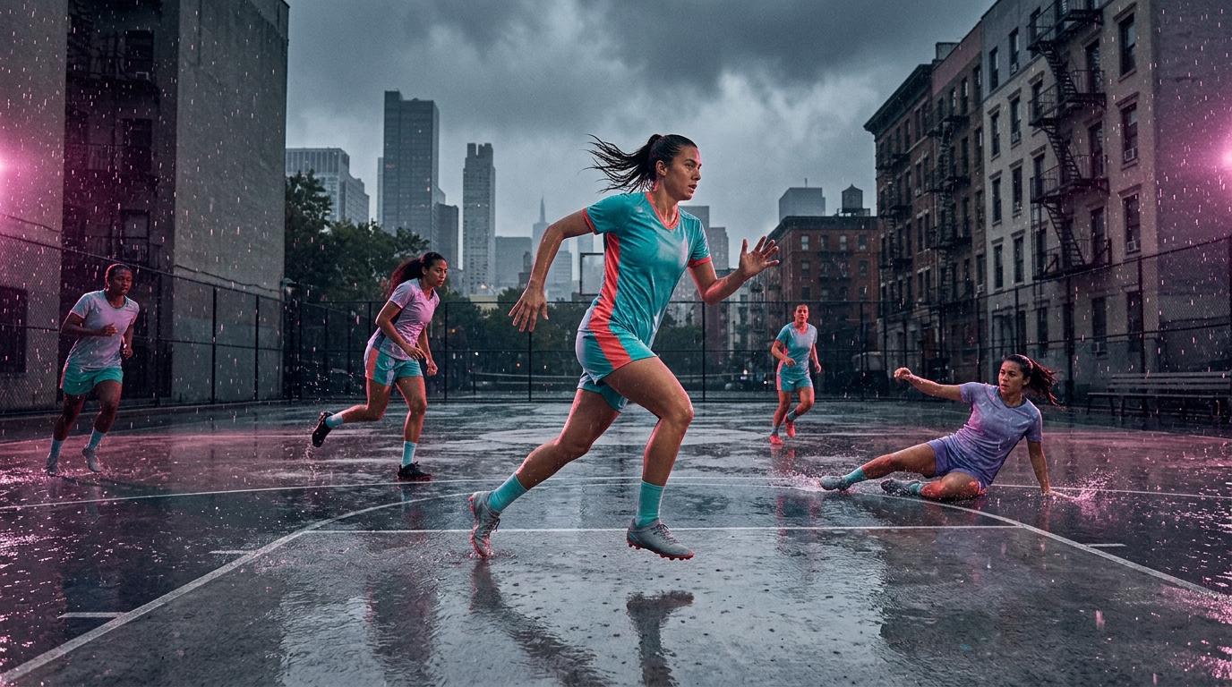 Nike TOMA en Nueva York: catarsis, lluvia y salud colectiva